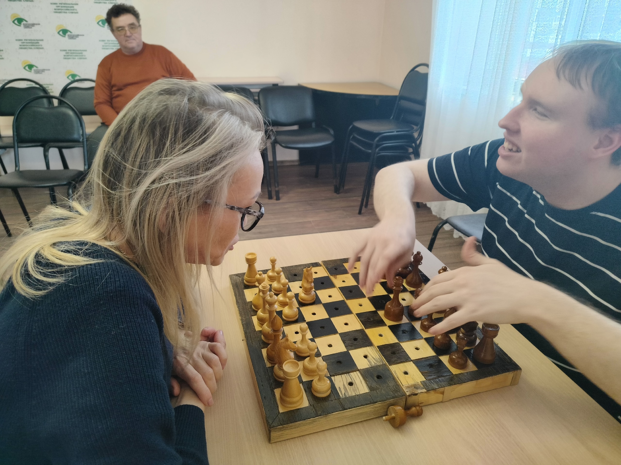 Жанна Нестерова провела тренировку «Шахматы ВОС