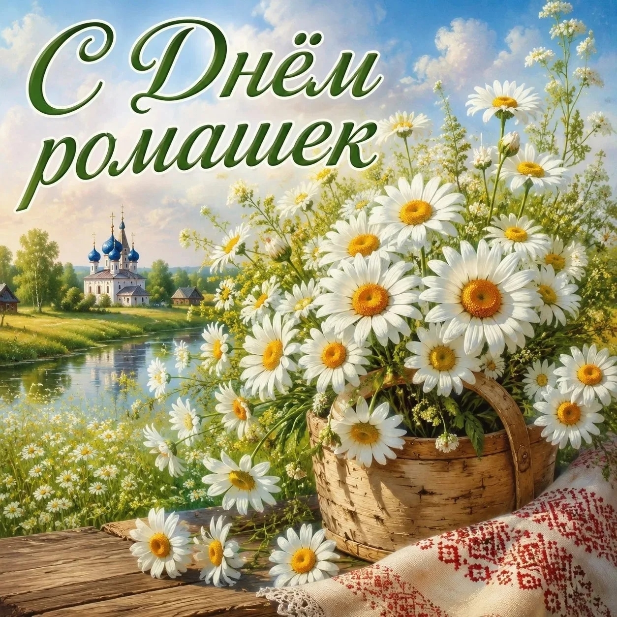 В России отмечают День ромашек.