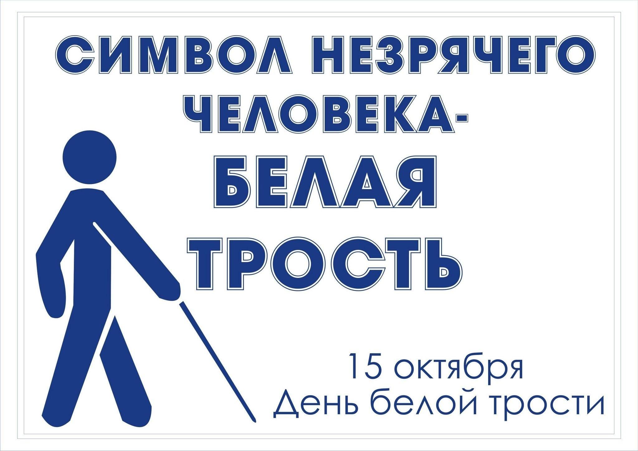 Библиотека отметила Международный день белой трости