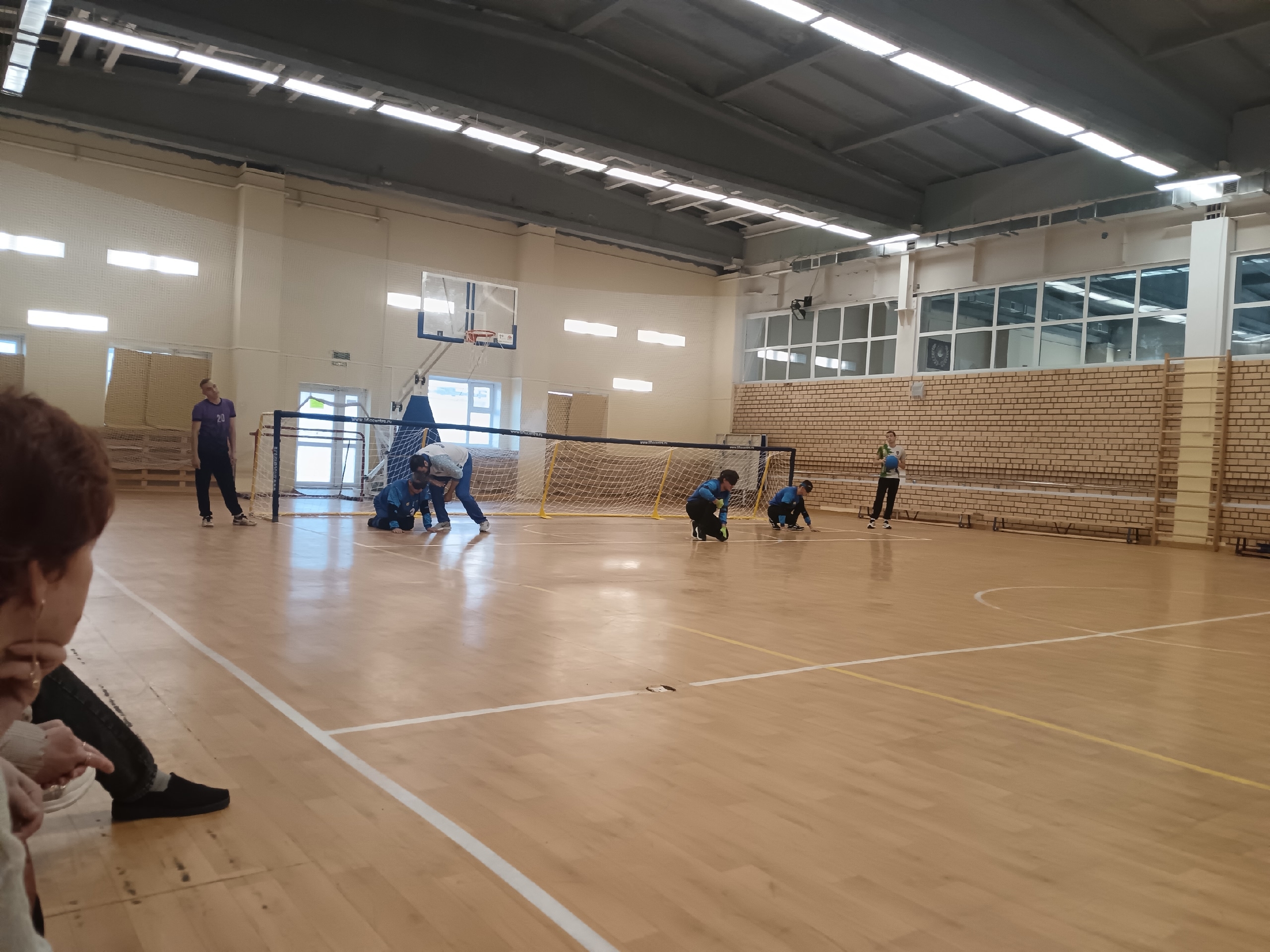 В рамках спартакиады прошли соревнования по голболу